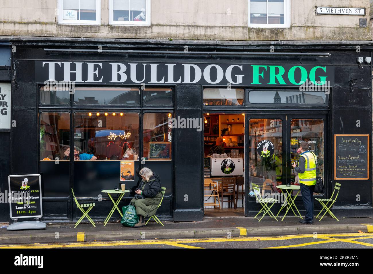 22 October 2022. Perth,Tayside,Scotland. This is the exterior of the