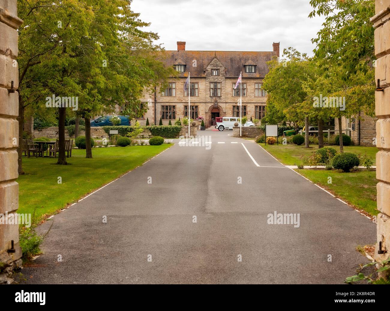 Billesley Manor, Warwickshire Stock Photo