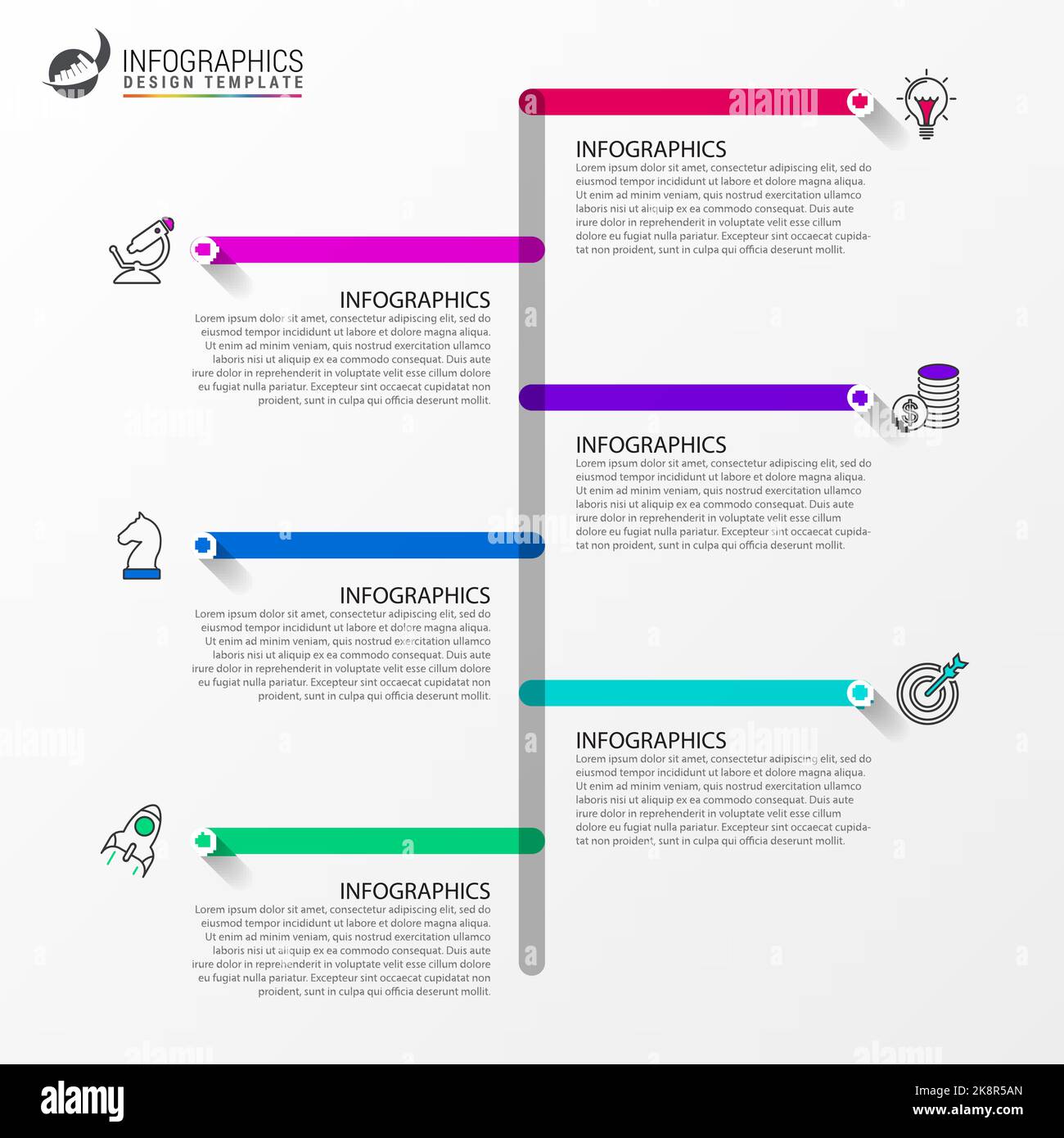 premium vector | infographic design template timeline... Infographic design template. Timeline concept with 6 steps. Can be used ...