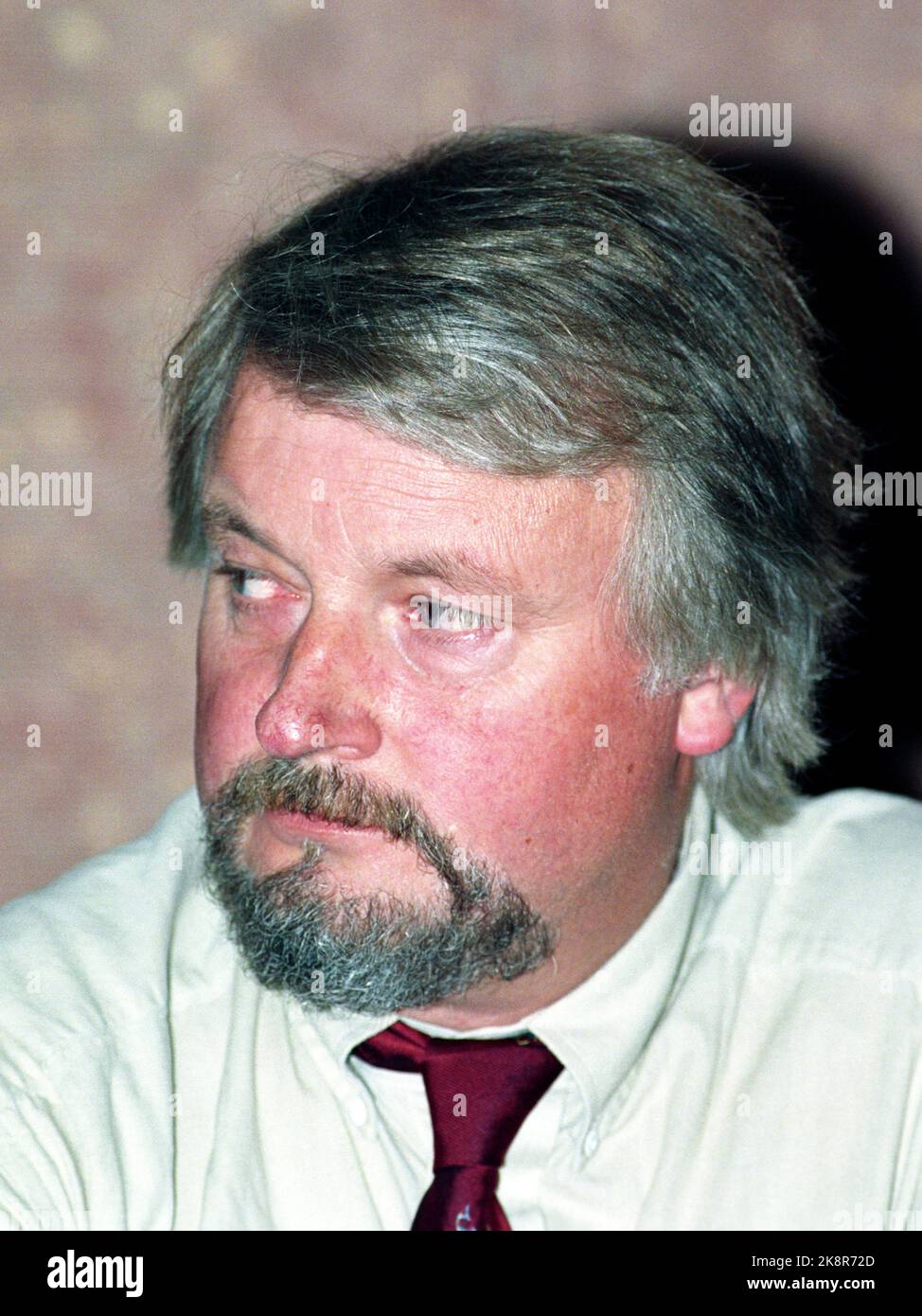 Oslo August 24, 1994. Per Edgar Kokkvold, Arbeiderbladet. Photo; Johnny Syversen / NTB Stock Photo