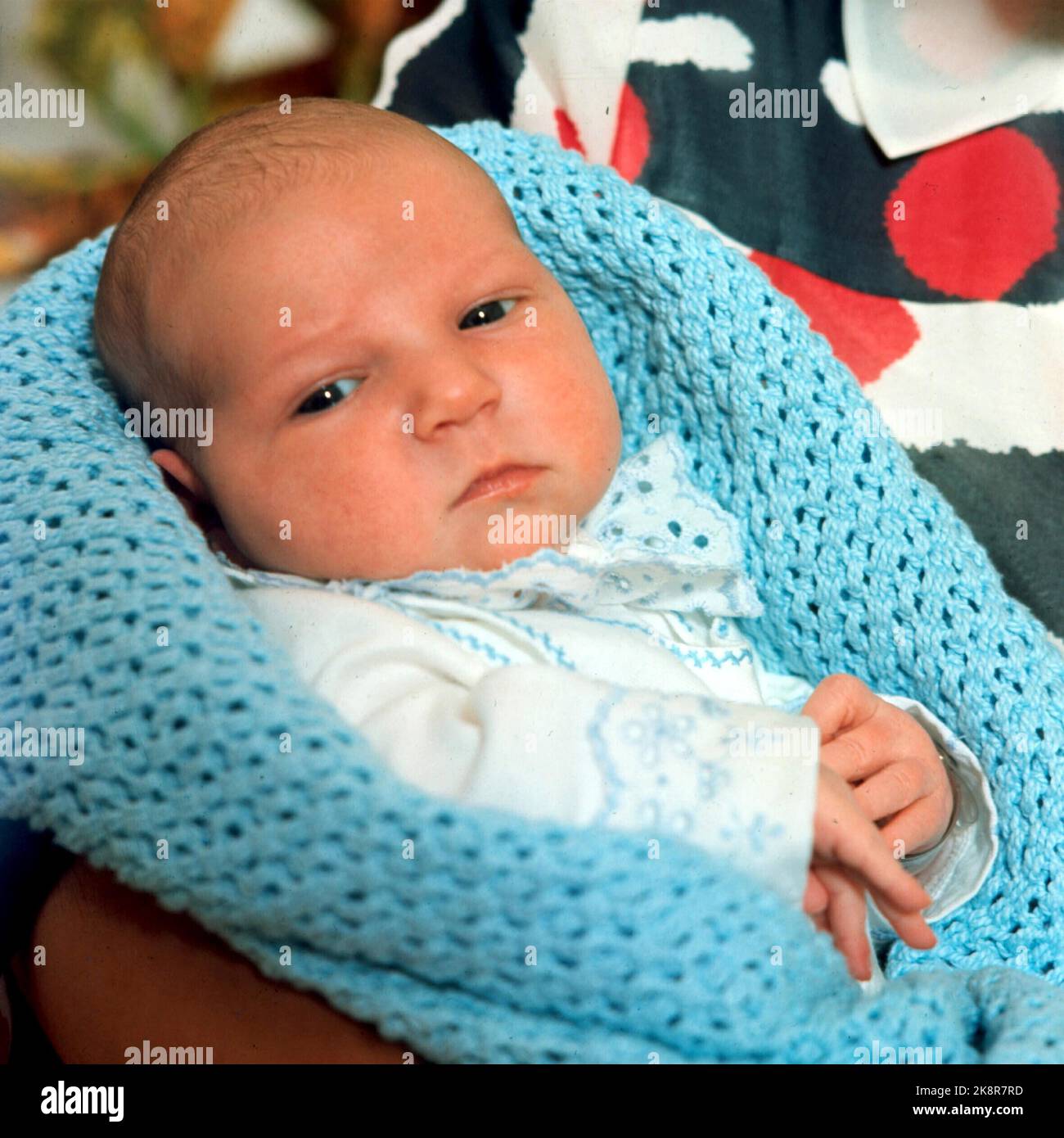 Prince haakon magnus as a small baby born july 20 hires stock