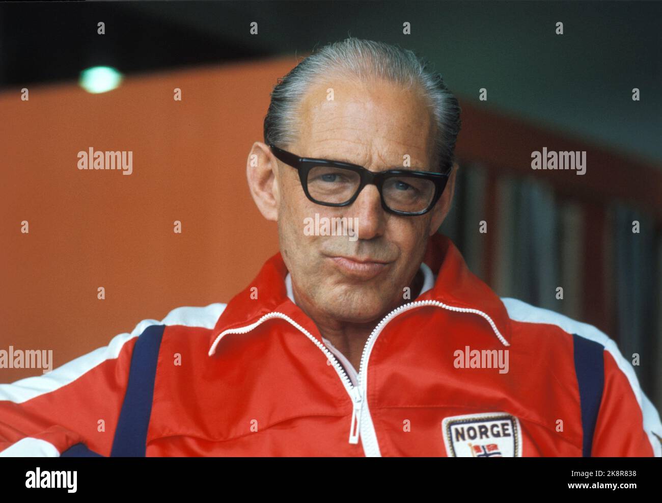 Oslo 1976: Chairman of the Norwegian Olympic Committee Arne B. Mollen. Photo: Oddvar Walle Jensen NTB / NTB Stock Photo