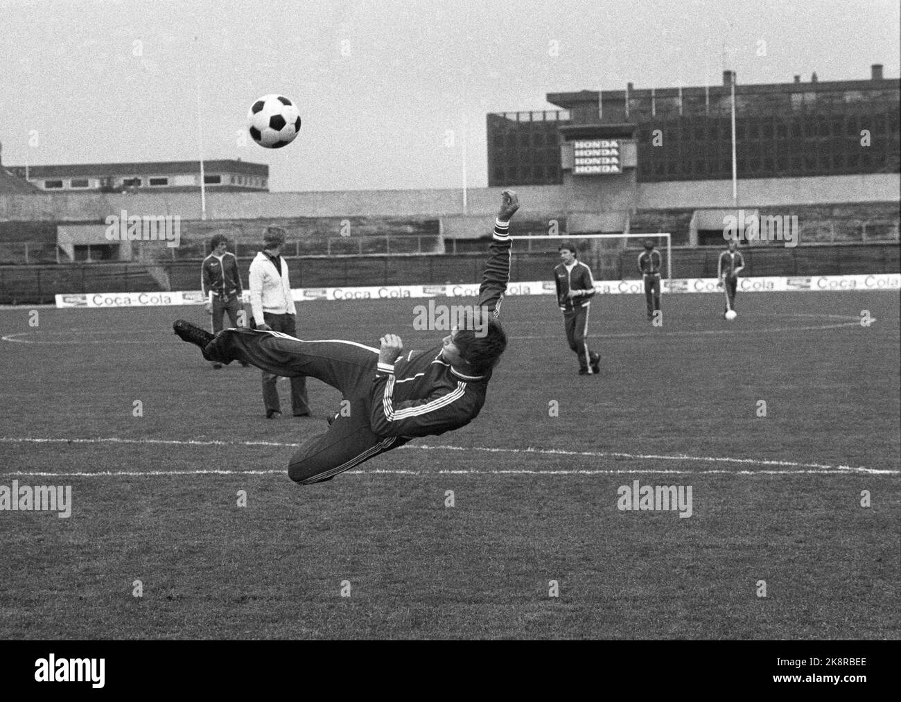 Oslo August 14, 1979. Tor Egil Johansen, Skeid, coach at Ullevaal Stadium. Photo; Bjørn Sigurdsøn / NTB / NTB. Stock Photo