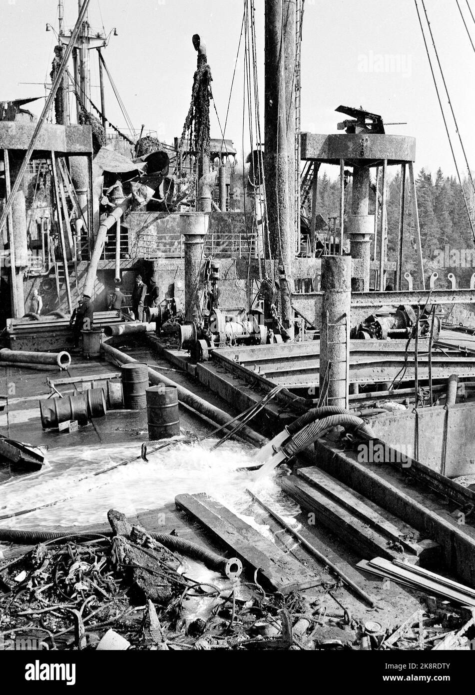 Drøbak; The Danube prison ship that was lowered during the war by the