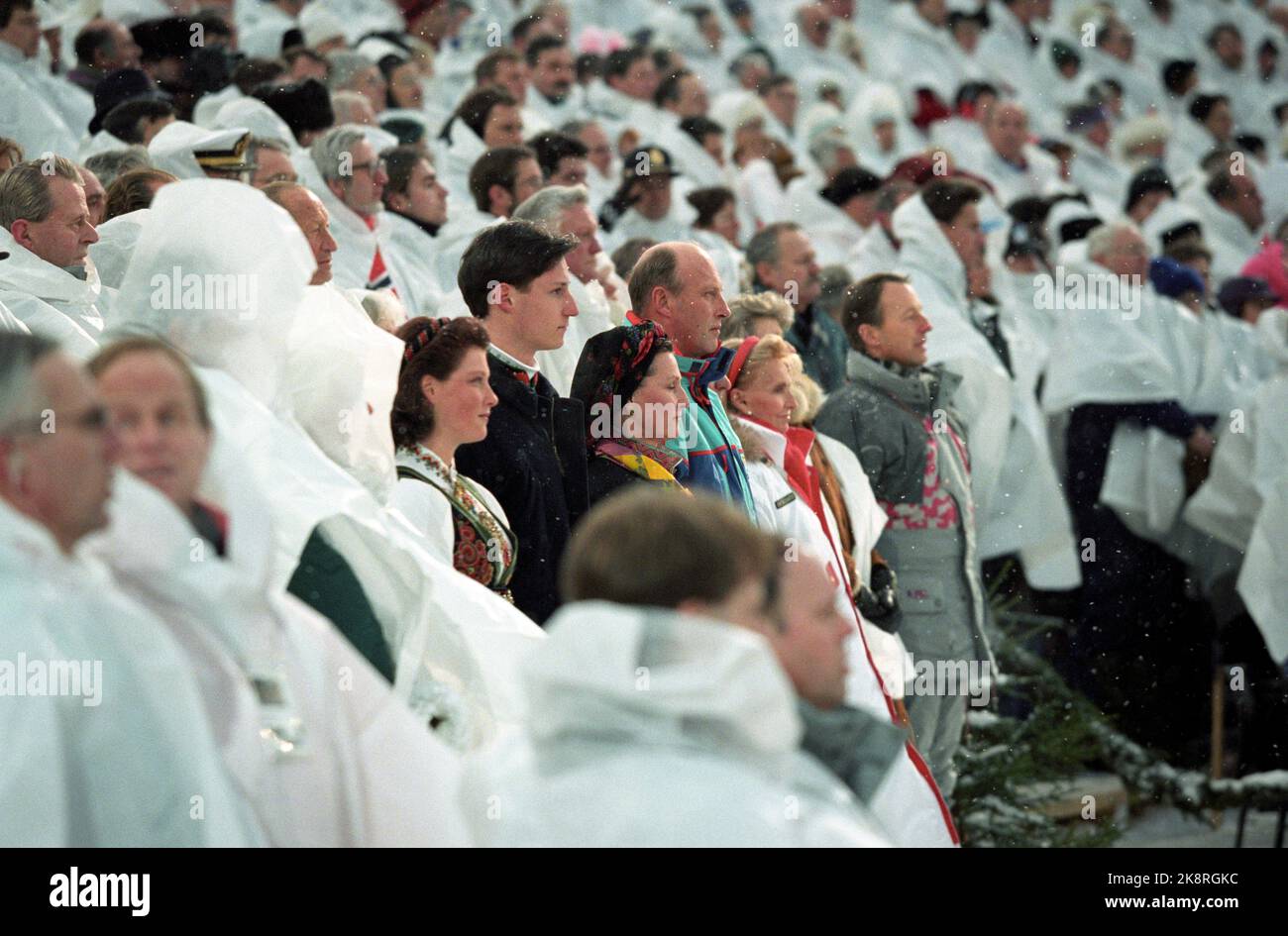 With king harald and gerhard heiberg as spectators photo hires stock