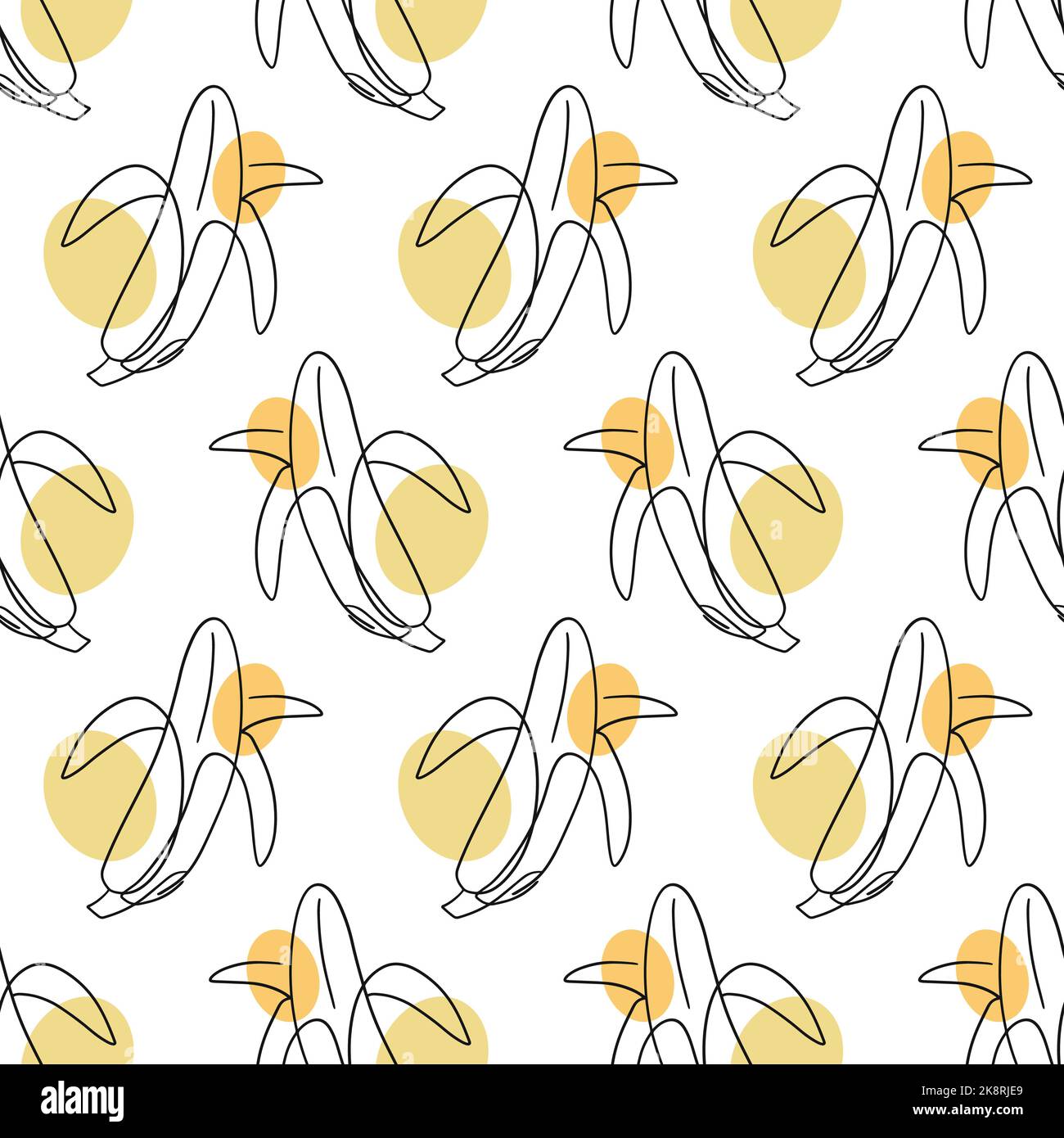 Cartoon banana seamless pattern hi-res stock photography and images - Alamy