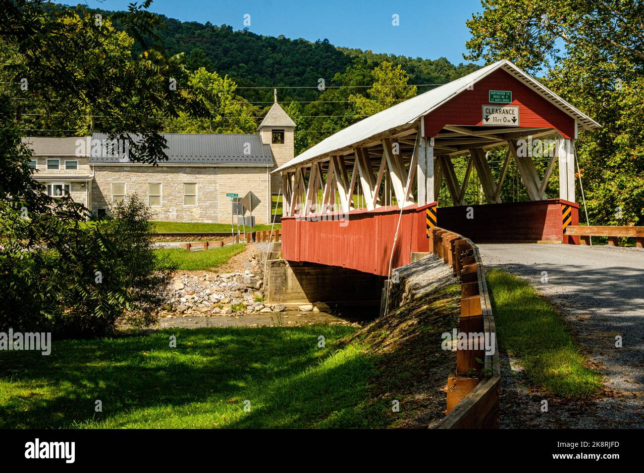 St Marys Covered Bridge, Covered Bridge Road, Cromwell Township, PA