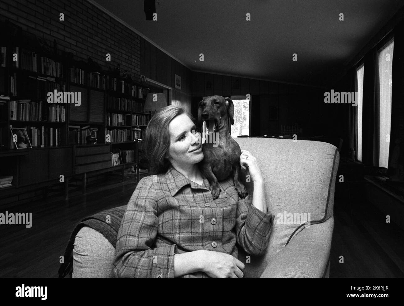 The current January 18, 1969. Actress Liv Ullmann in his home on the ...