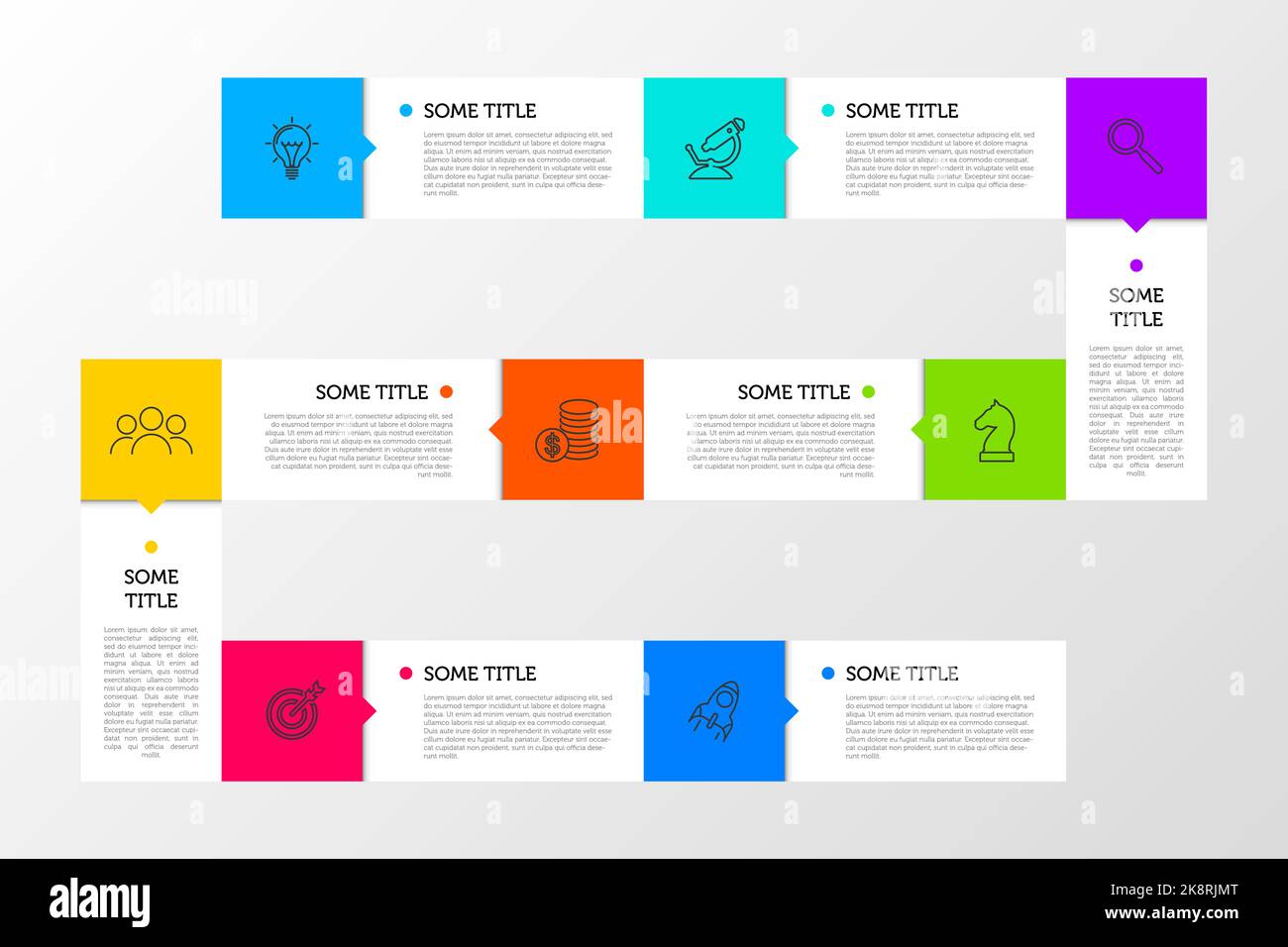 Infographic design template. Creative concept with 8 steps. Can be used ...