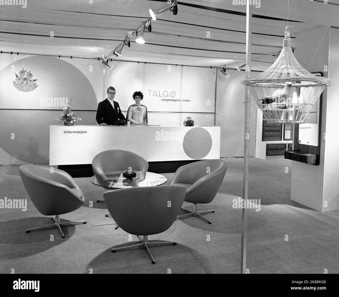Oslo 19700119 Furniture Fair 1970 with the latest trends in furniture