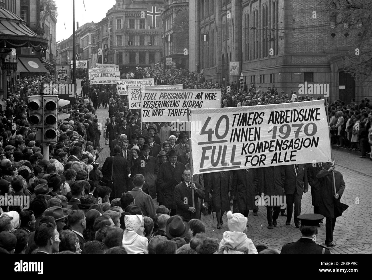 Oslo 19680501 1 may demonstrations in oslo here hi-res stock photography  and images - Alamy