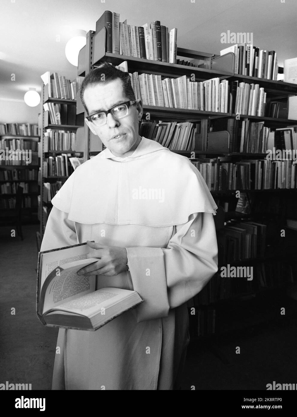 Oslo March 30, 1963. Pater Hallvard RieberMohn is located in the