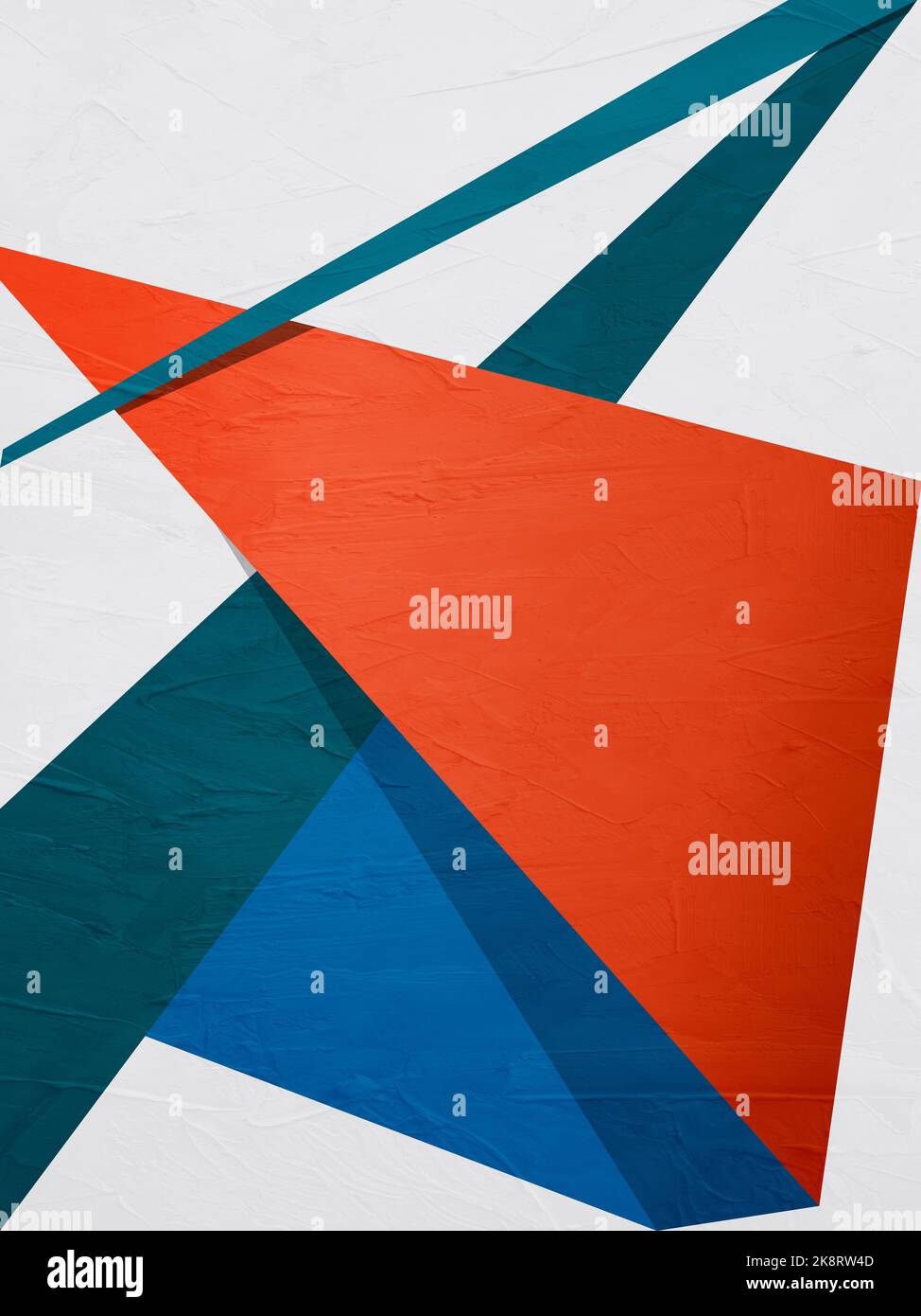 Abstract art of geometric shapes with colorful texture, modern art and ...