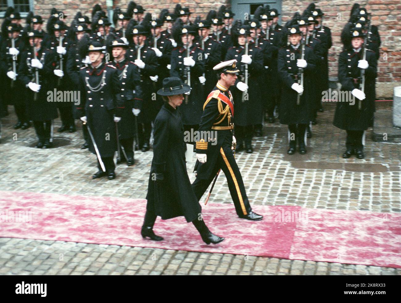Oslo 19910130 King Olav V Funeral From The Procession With King Olav oslo-19910130-king-olav-v-funeral-from-the-procession-with-king-olav
