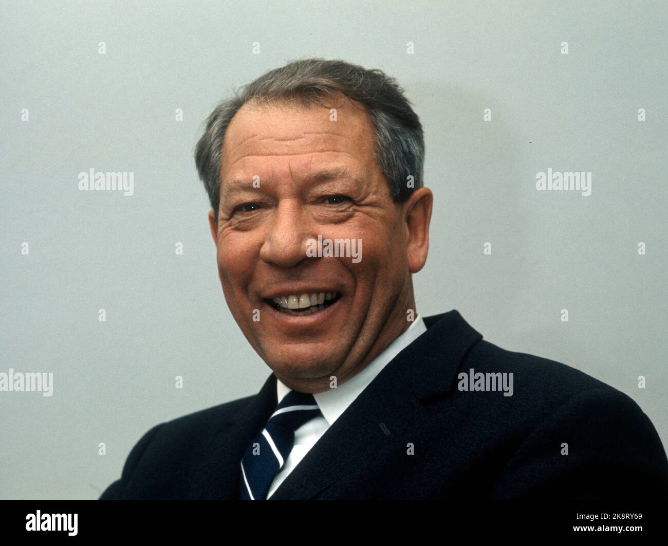 Oslo January 1973 Jens Evensen, politician and ambassador. Smiling