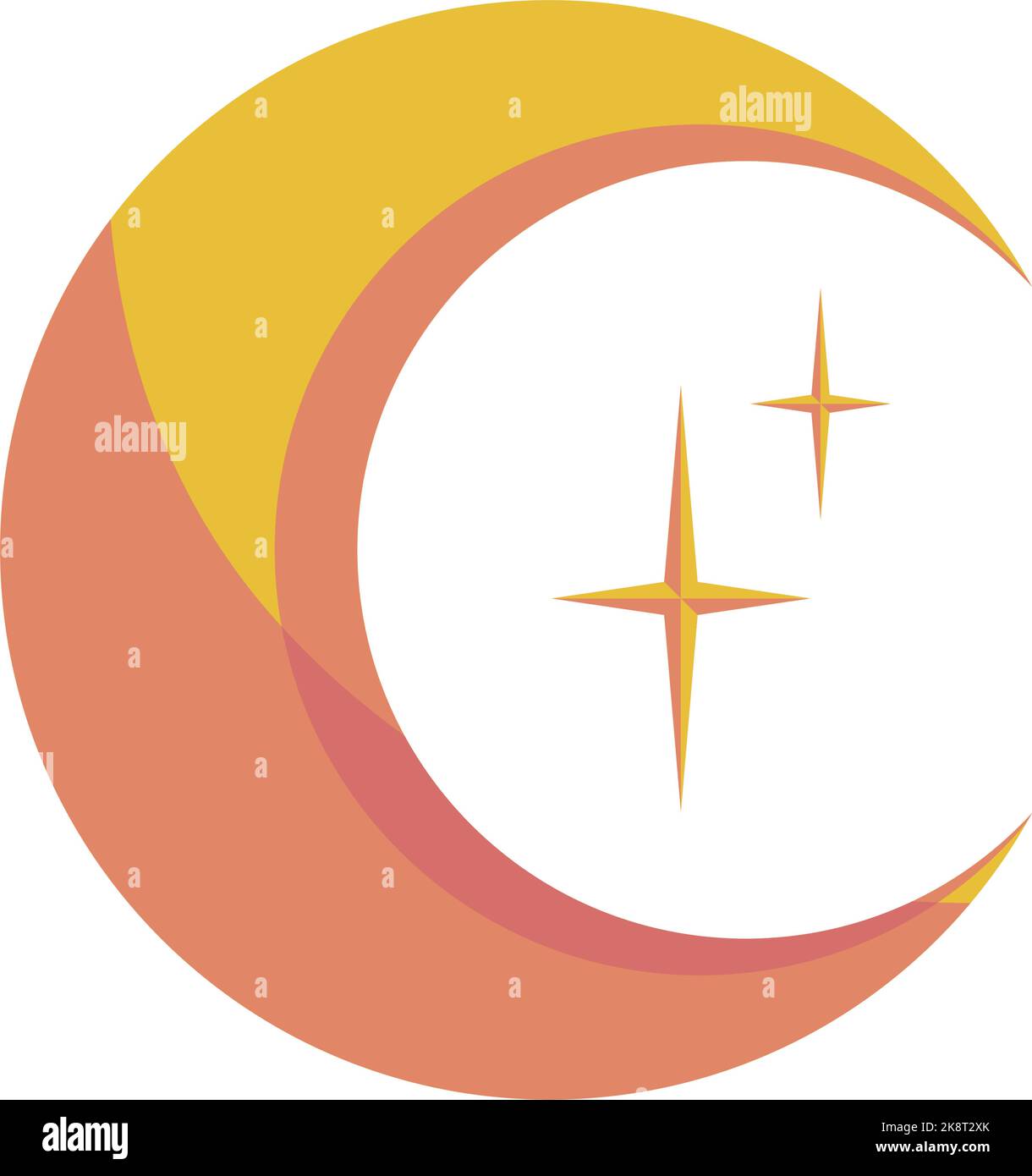 crescent moon muslim culture icon Stock Vector Image & Art - Alamy