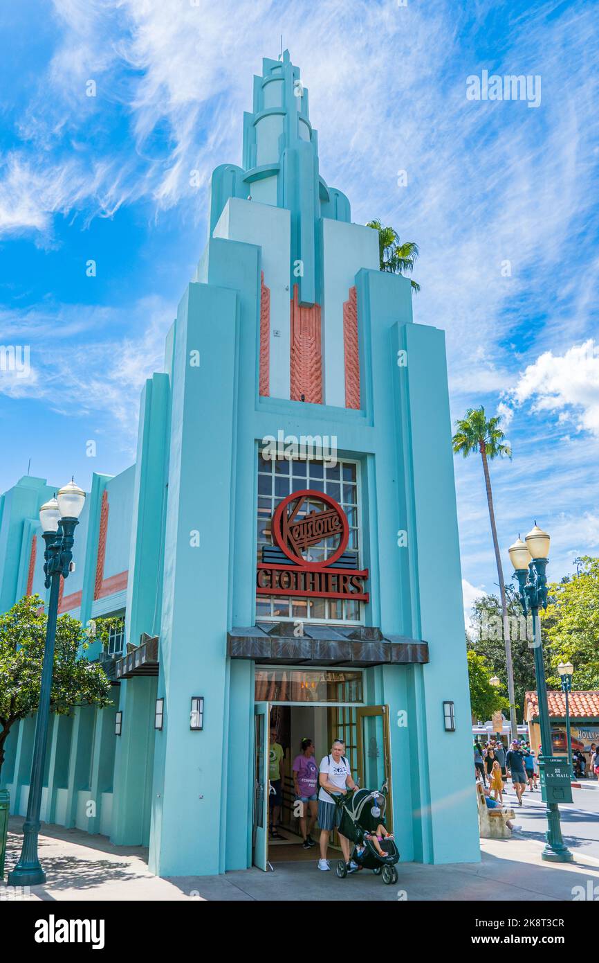 Keystone Clothiers store at Hollywood Studios - Walt Disney World Resort, Lake Buena Vista, Florida, USA Stock Photo
