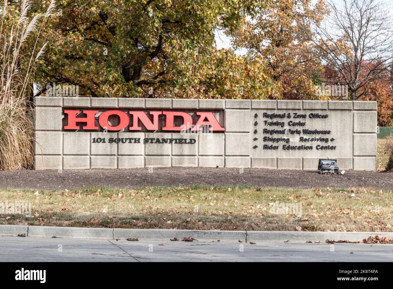 Troy Circa October 2022 Honda Motor Company distribution center