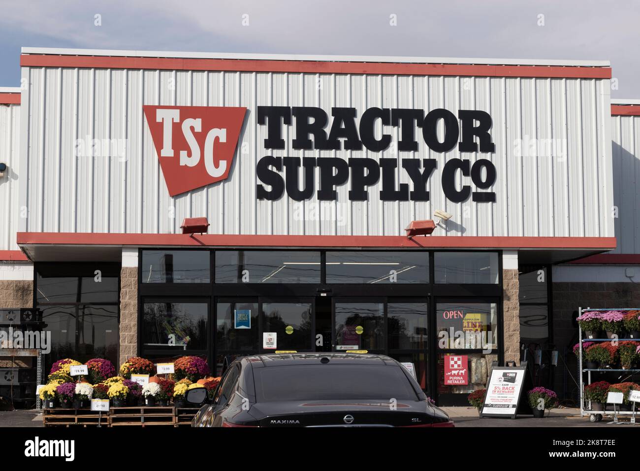 Troy Circa October 2022 Tractor Supply Company Retail Location