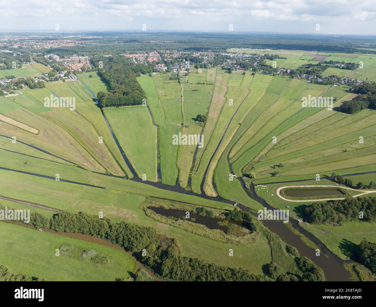 Weer Loosdrecht Per Uur Loosdrecht recreational water river and meadow rural grass land green