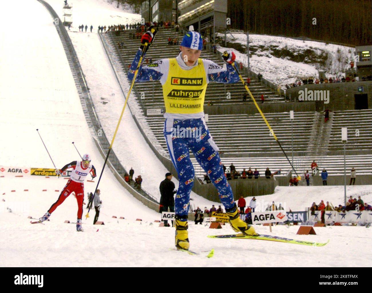 World Cup Jump K12MM Lysgaardsbakken, Lillehammer. Hannu Manninen