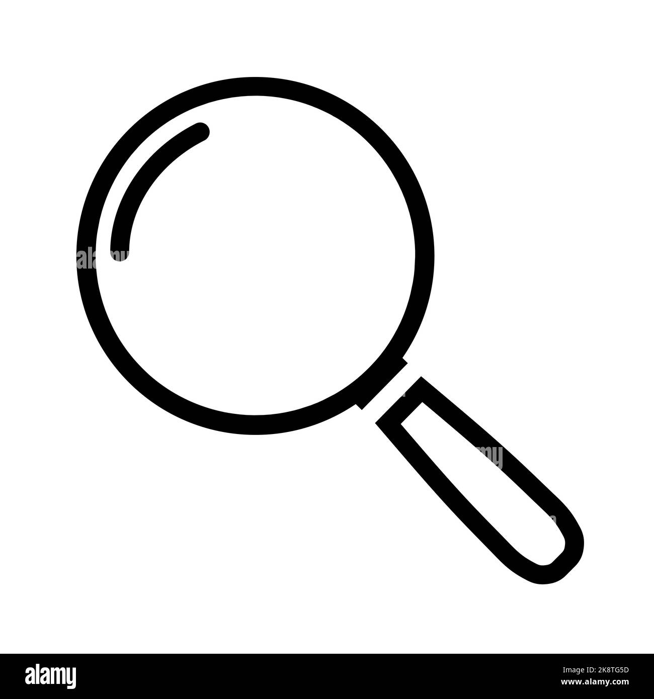 Search icon magnifier on Stock Vector Images Alamy