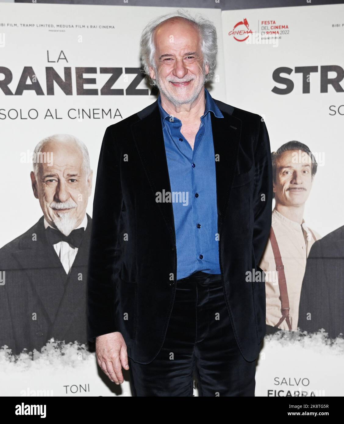 Milan, Italy. 24th Oct, 2022. Milan, Italy The strangeness feature by Roberto Andò, premiered at the Rome Film Festival with leading actors Toni Servillo, Ficarra and Picone In the picture: Toni Servillo Credit: Independent Photo Agency/Alamy Live News Stock Photo