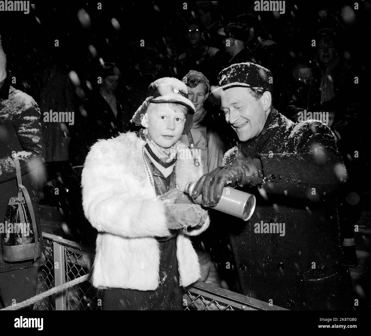 Oslo Winter Olympics 1952. Winter Olympics, Skating, Quick Race, 1500