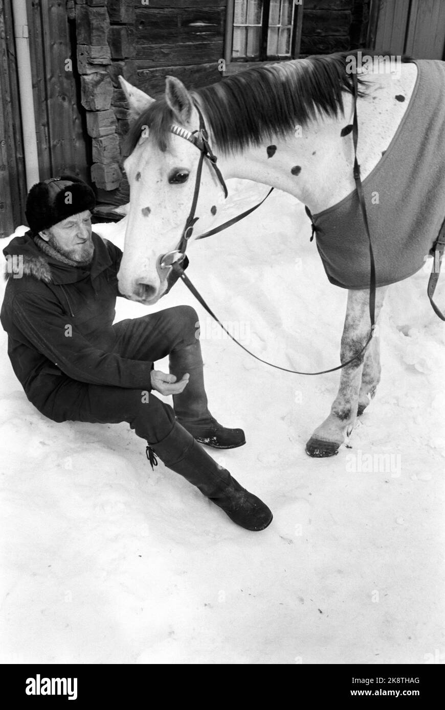 Røros March 1968 Recording the movie about Pippi Longstocking from the ...