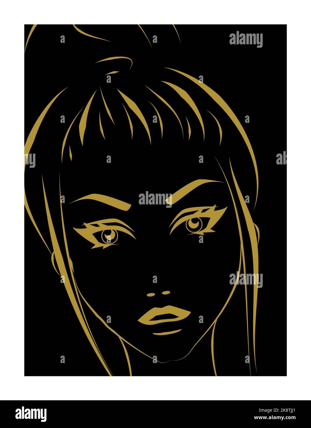 Golden Girl Digital Printable Art Stock Photo Alamy golden-girl-digital-printable-art-stock-photo-alamy