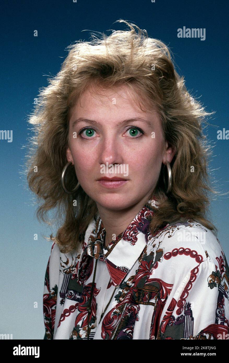 Oslo 1993 frp politician ellen chr christiansen photo hi res stock