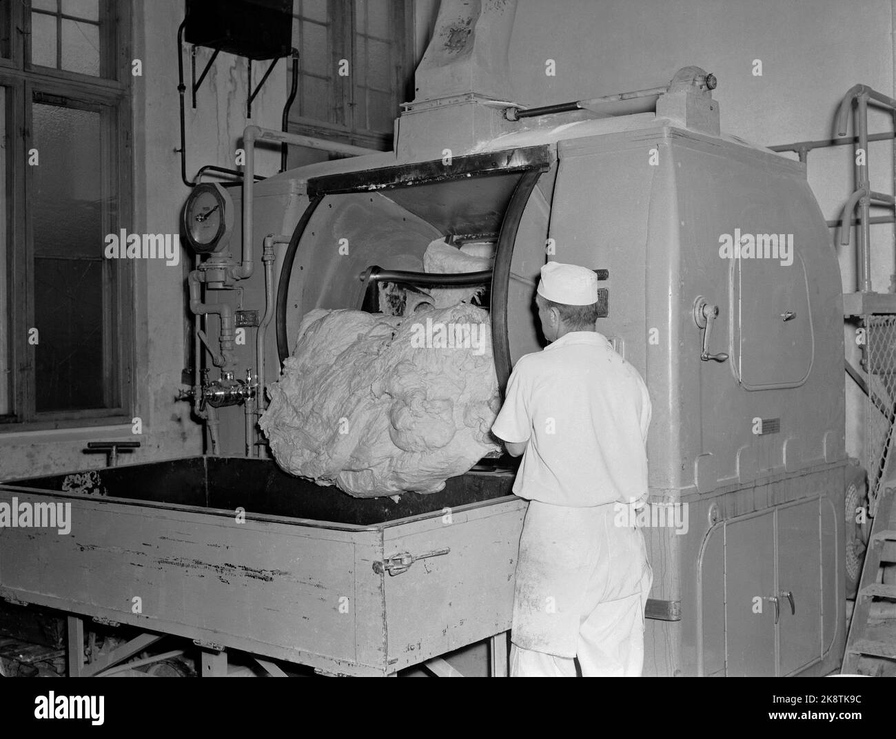 Ntb ntb biscuit dough industry interior working hires stock