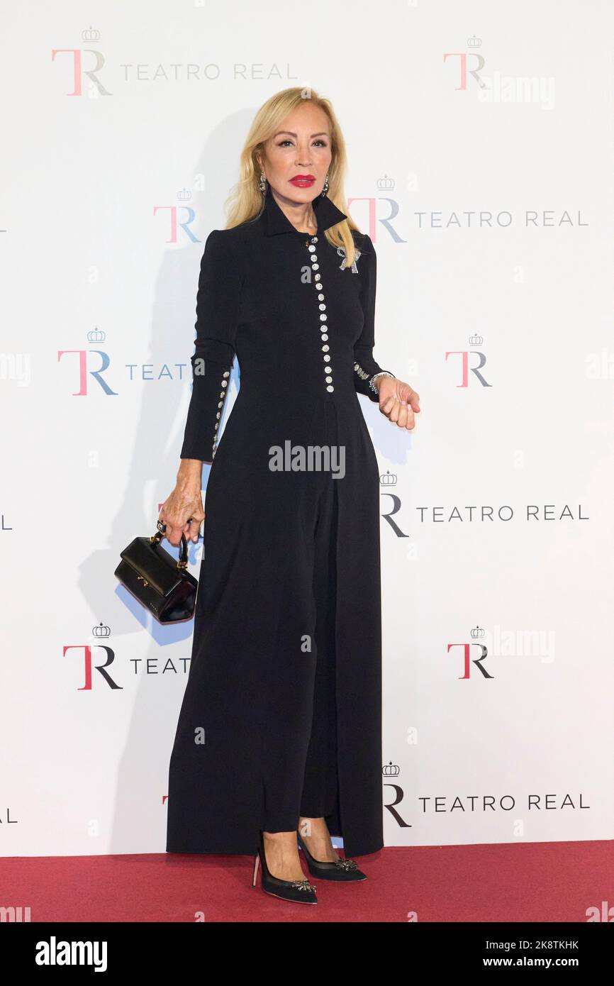 Madrid, Madrid, Spain. 24th Oct, 2022. Carmen Lomana attends Royal