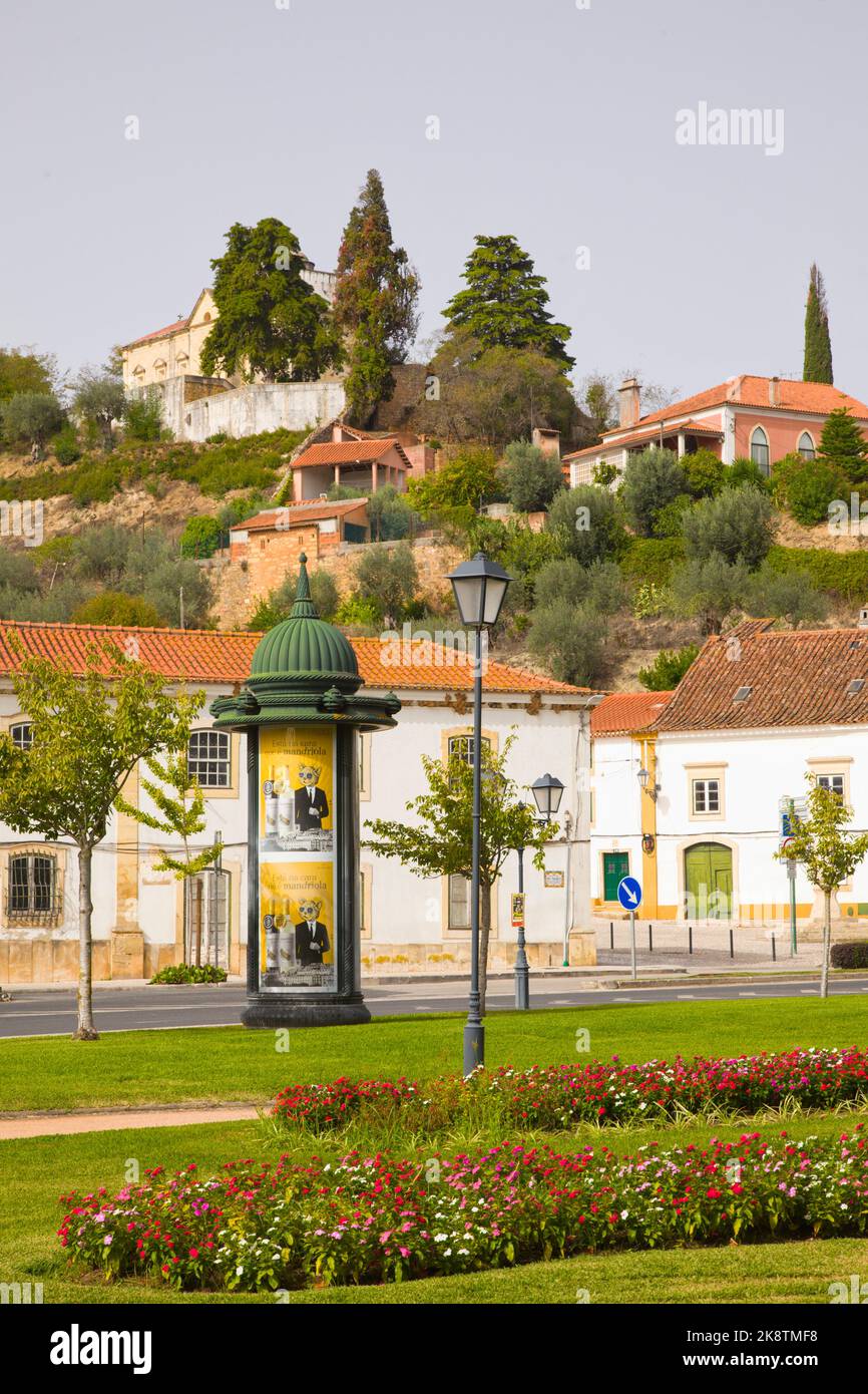 Portugal, Tomar, street scene, park, Stock Photo