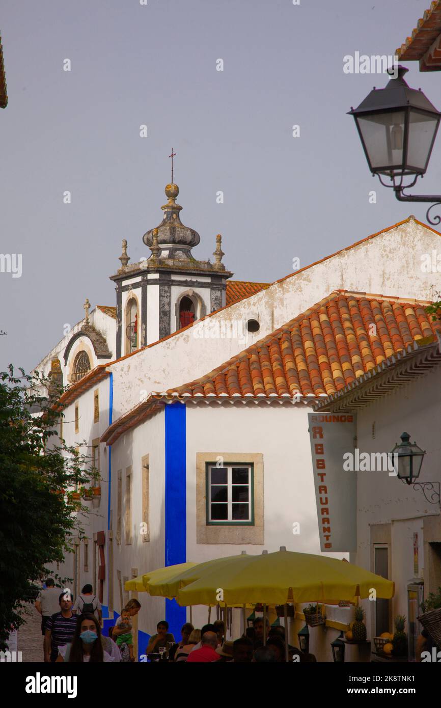 Portugal, Obidos, historic small town, Stock Photo