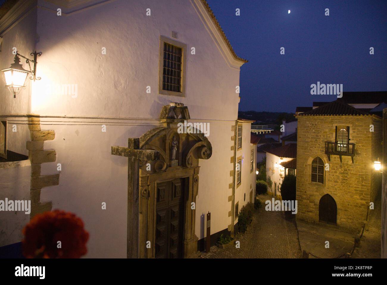 Portugal, Obidos, historic small town, Stock Photo