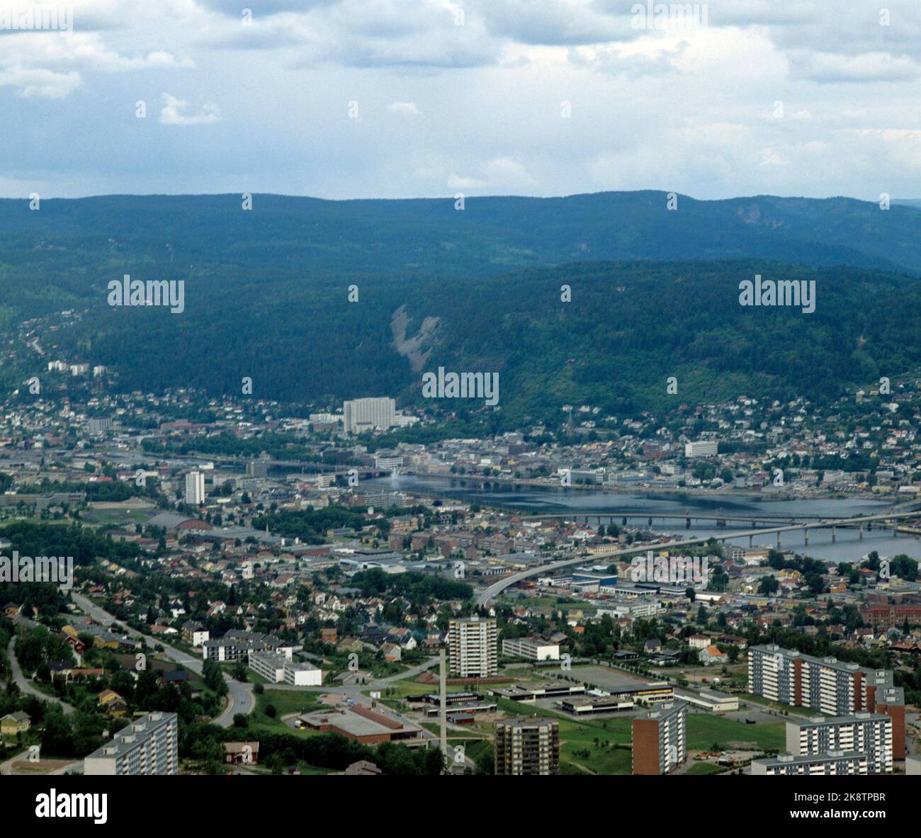 Which connects the stromso side t v with bragernes photo hi-res stock ...