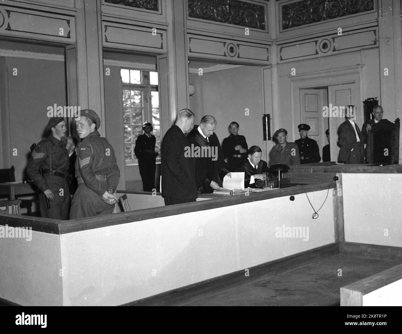 August 1945. The Landssvik case against Vidkun Quisling in Eidsivating