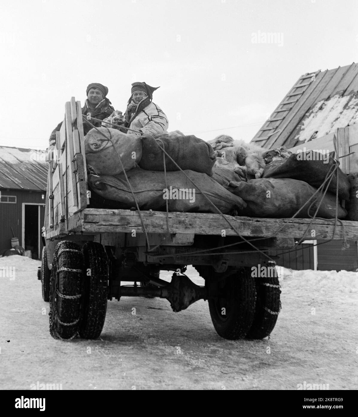 sverre-a-borretzen-current-ntb-sami-working-men-trucks-hi-res-stock