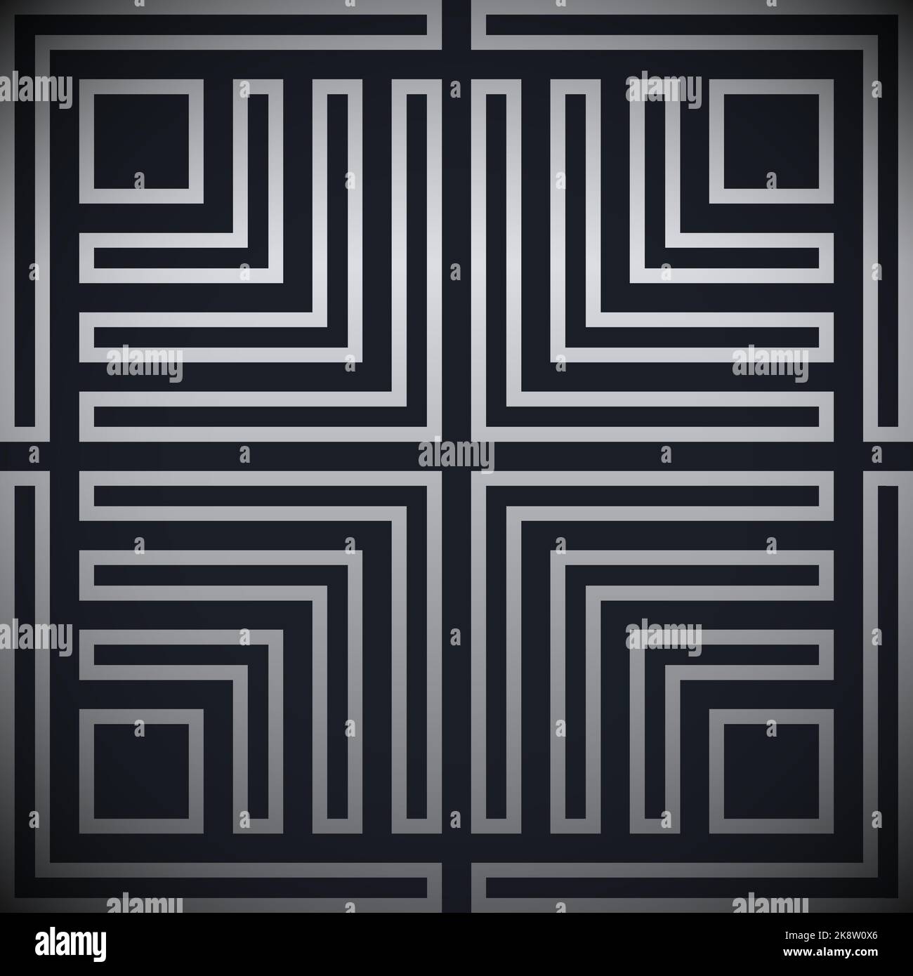 Geometric abstract background with silver and black color vector ...