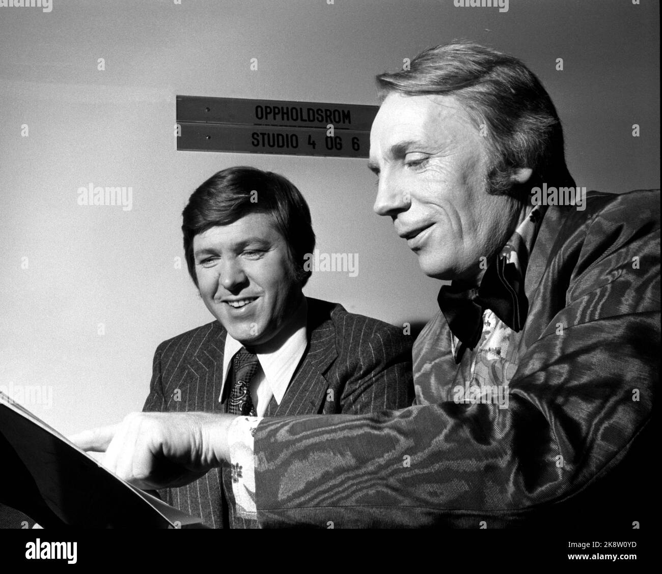 Oslo 197311. Harald Tusberg (t.v.) will create a new entertainment ...