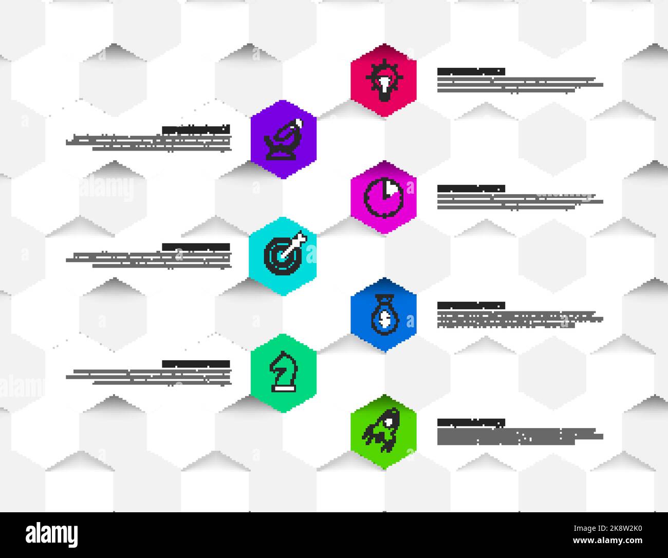 Creative process 7 steps Stock Vector Images - Alamy