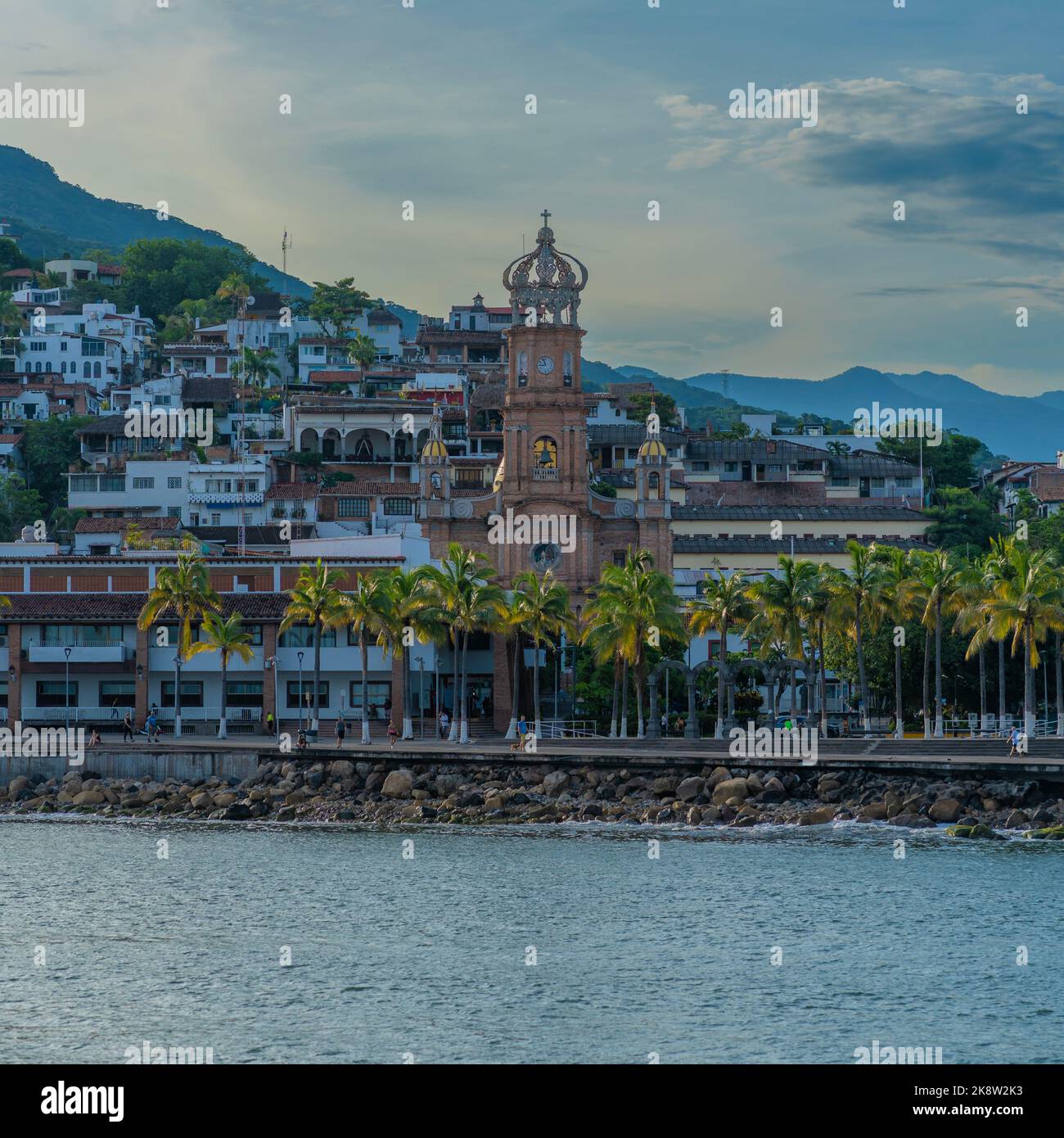 downtown puerto vallarta Stock Photo