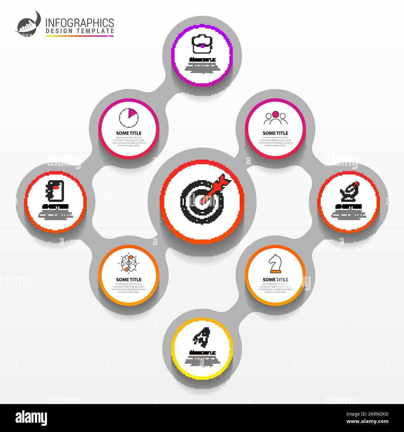 Infographic design template. Creative concept with 8 steps. Can be used ...