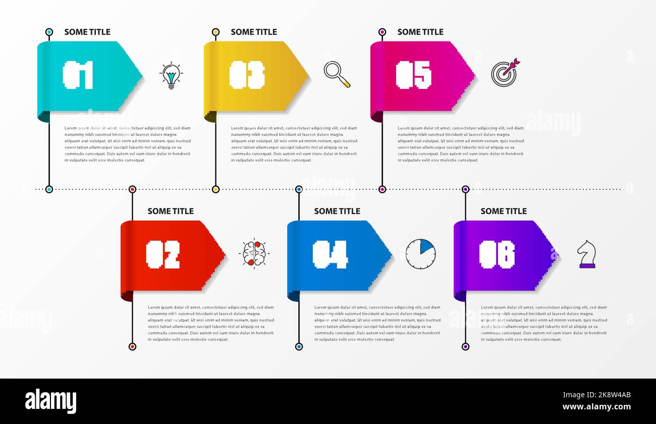 premium vector | infographic design template timeline... Infographic design template. Timeline concept with 6 steps. Can be used ...