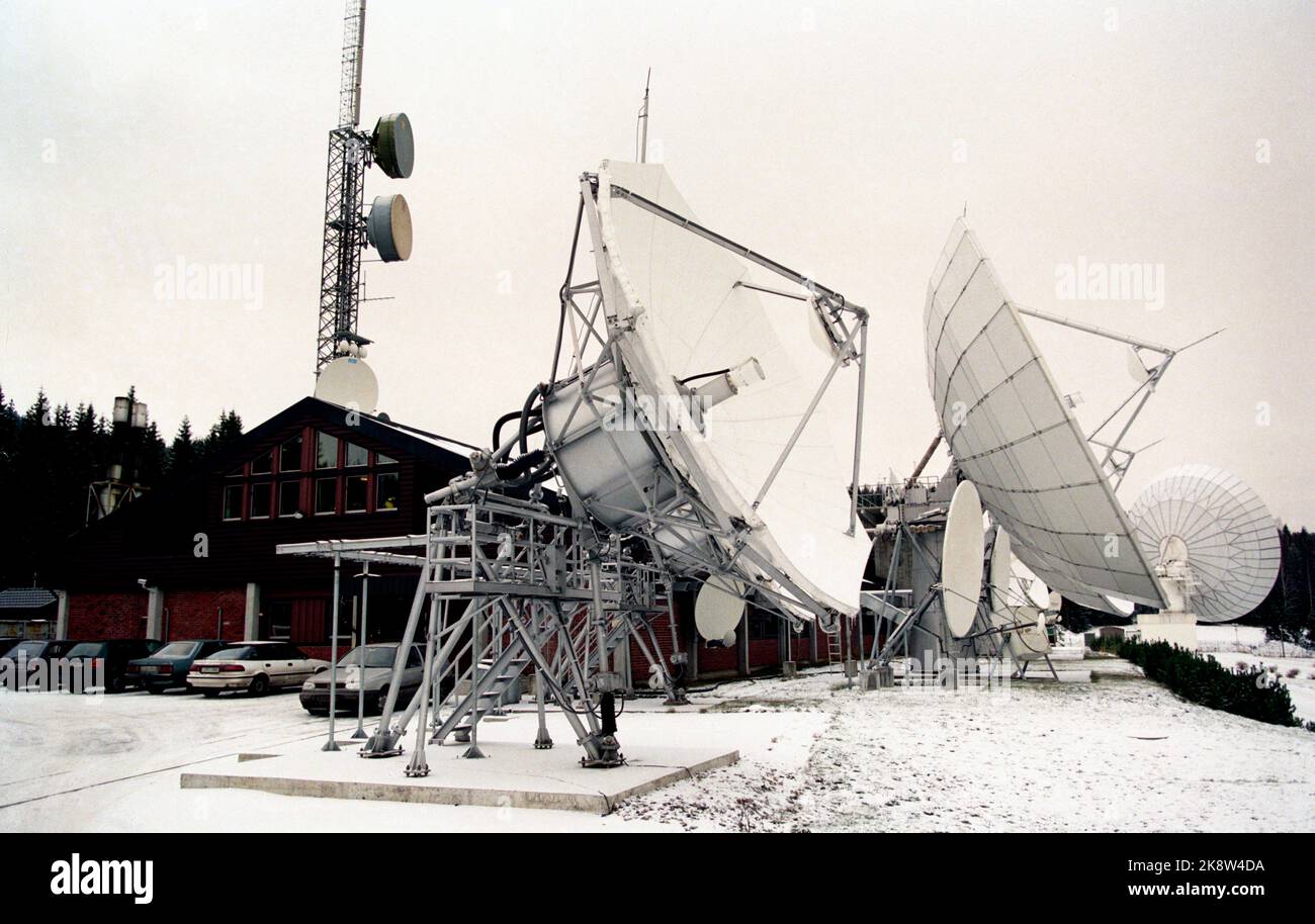 Unicef and nato exterior with large dish antennas photo hi-res stock ...