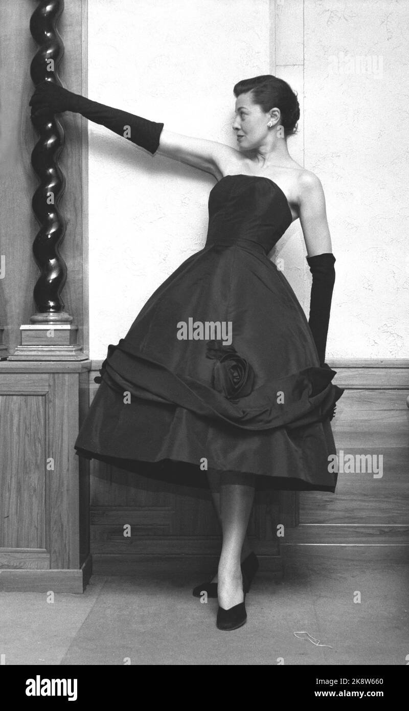 Dior Classic Wool  Silk Aline Dress in Black  Lyst