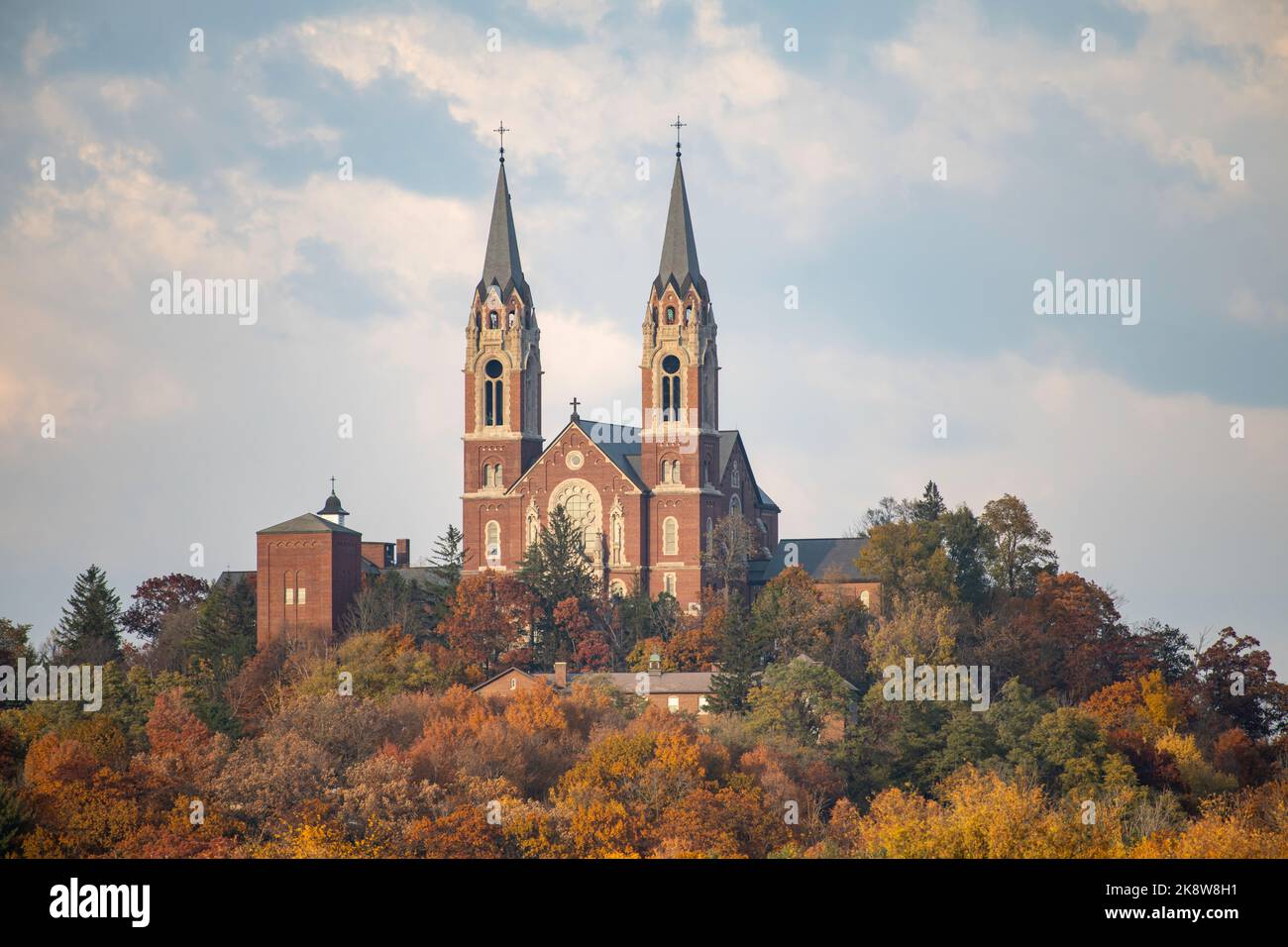Holy Hill National Shrine of Mary church located in Wisconsin Stock Photo