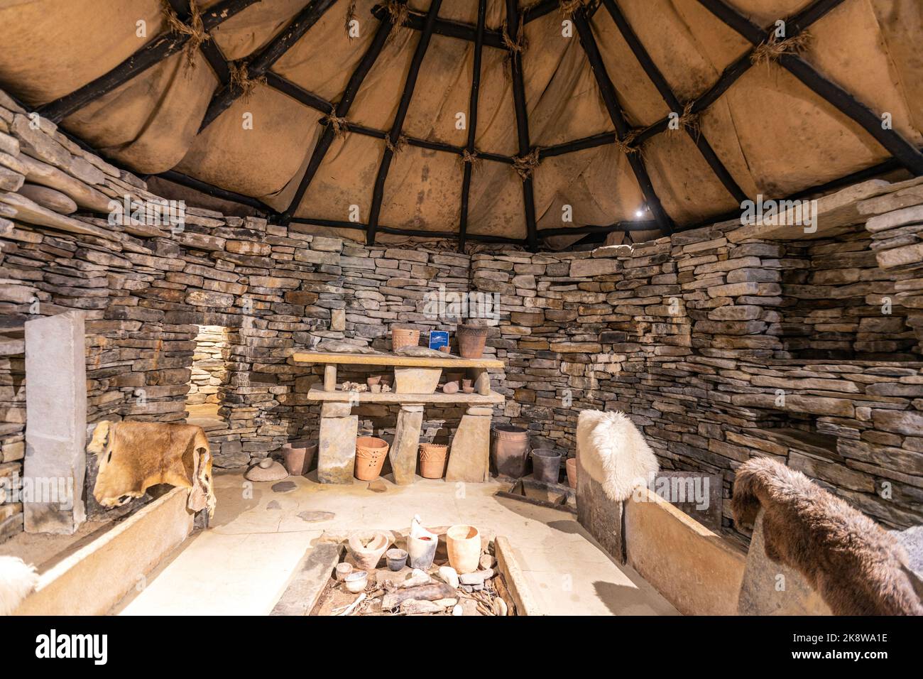 Reconstruction Of A Dwelling Skara Brae Stone built Neolithic reconstruction-of-a-dwelling-skara-brae-stone-built-neolithic