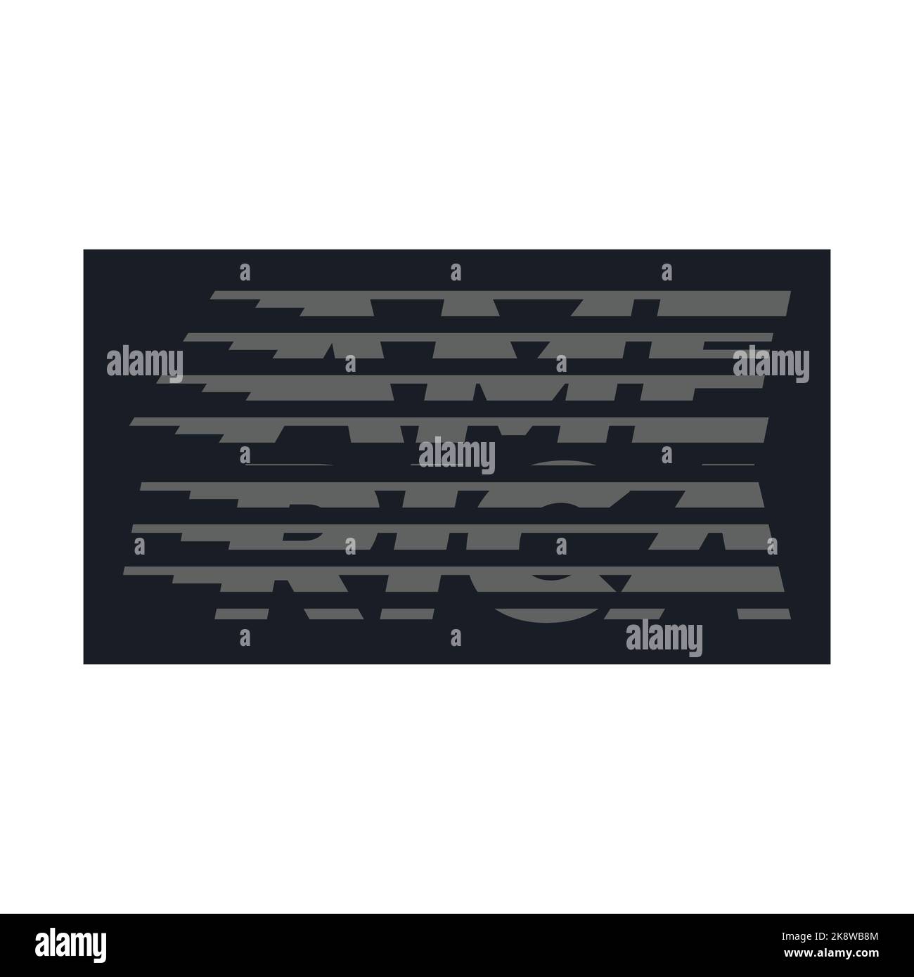 America, halftone line letter typography effect design artwork ...